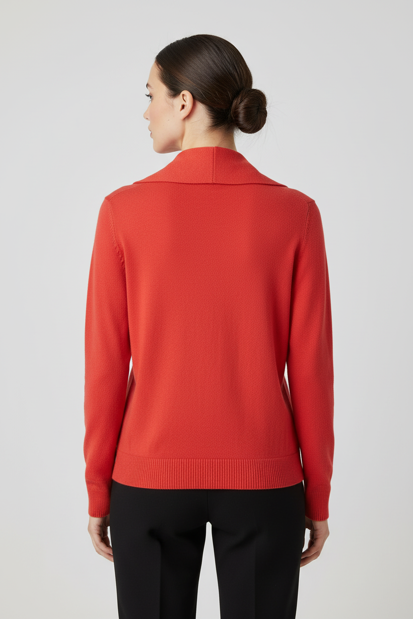 ESPRIT Damen Strickpullover Rot Größe XL