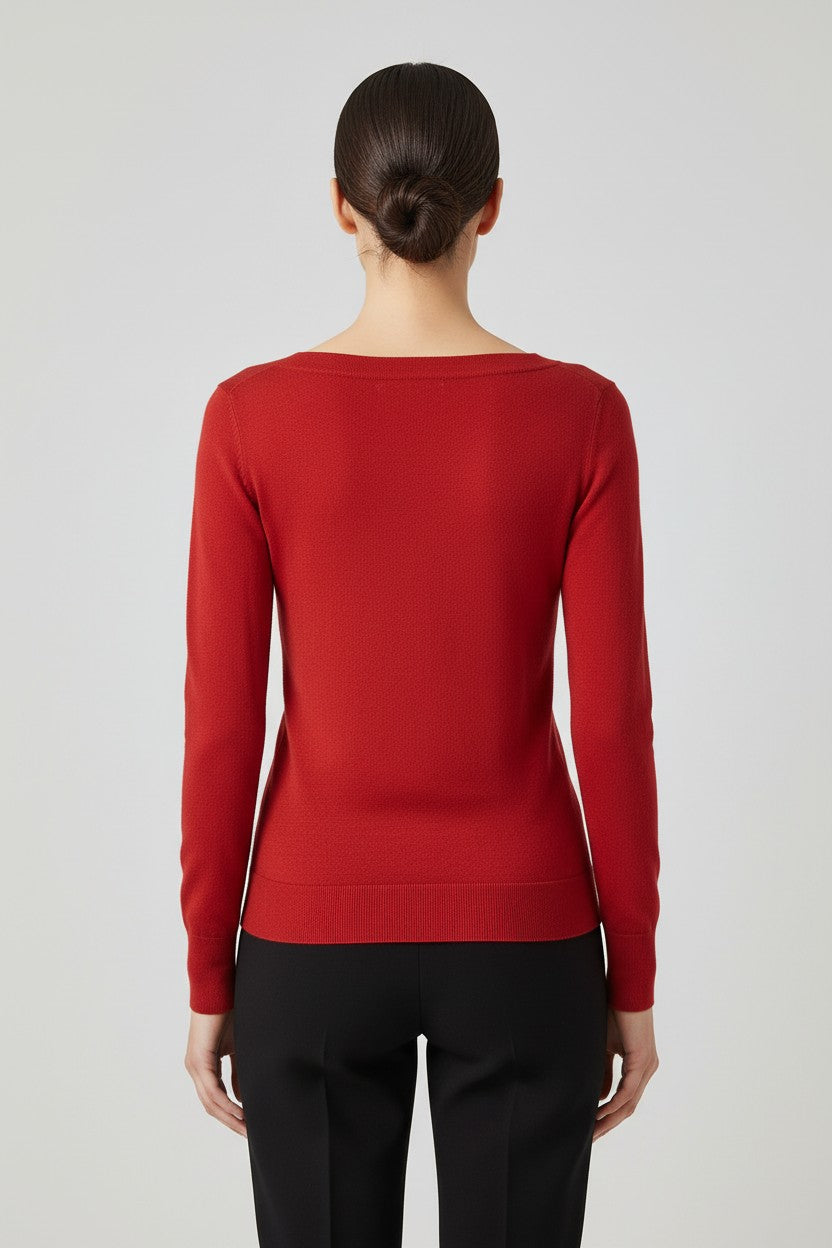 ESPRIT Damen Strickpullover Rot Größe XS