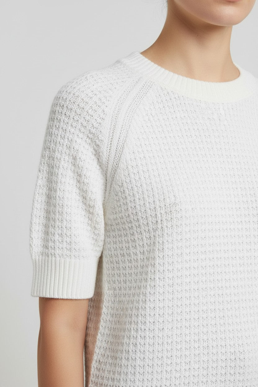 ESPRIT Damen Strickpullover Weiß Größe S