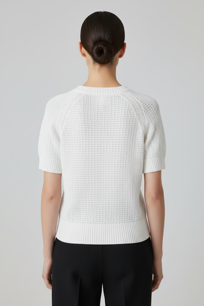 ESPRIT Damen Strickpullover Weiß Größe S