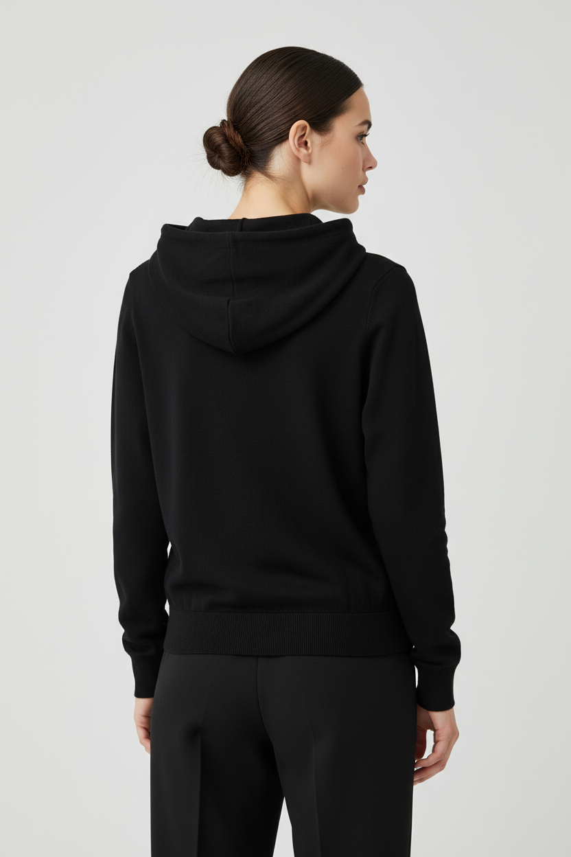 Guess Damen Kapuzenpullover Schwarz Größe S