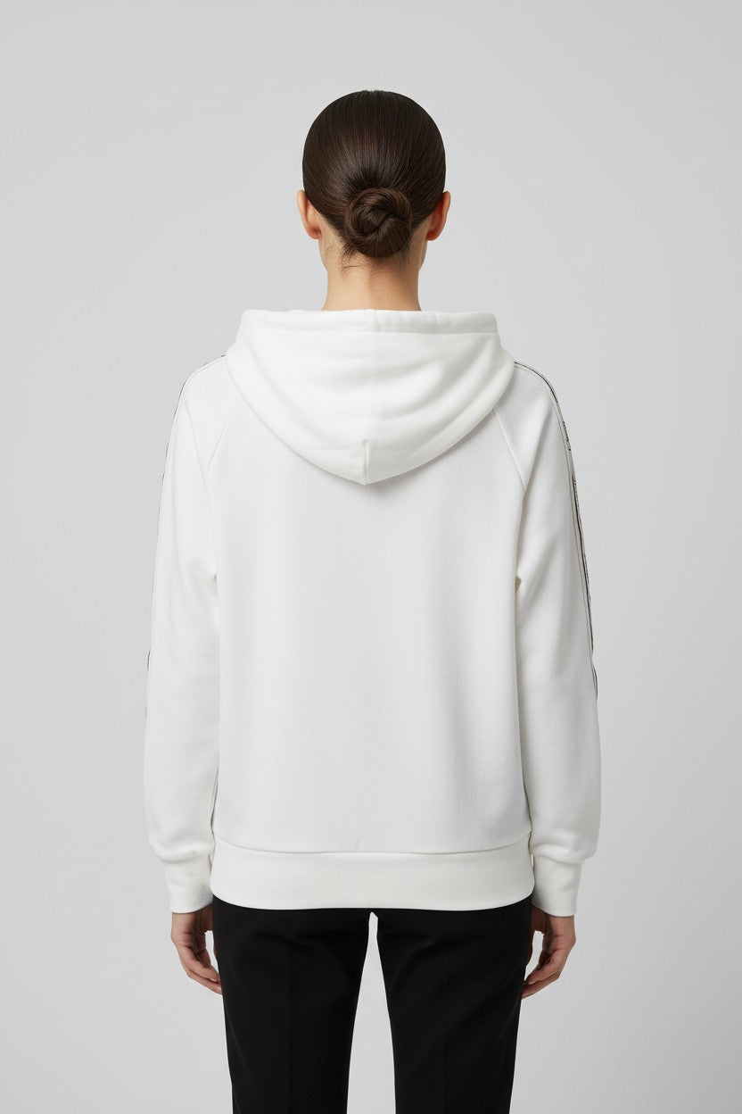 Guess Damen Kapuzenpullover Weiß Größe XS