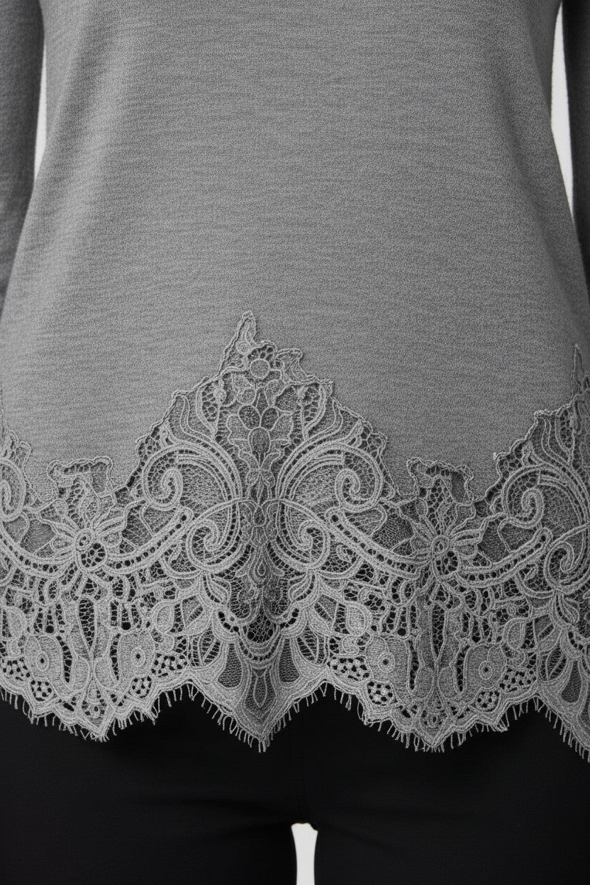 Guess Damen Strickpullover Grau Größe S