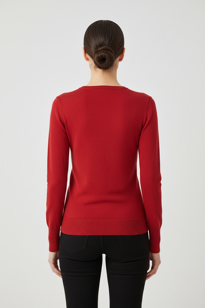 Guess Damen Strickpullover Pink Größe S
