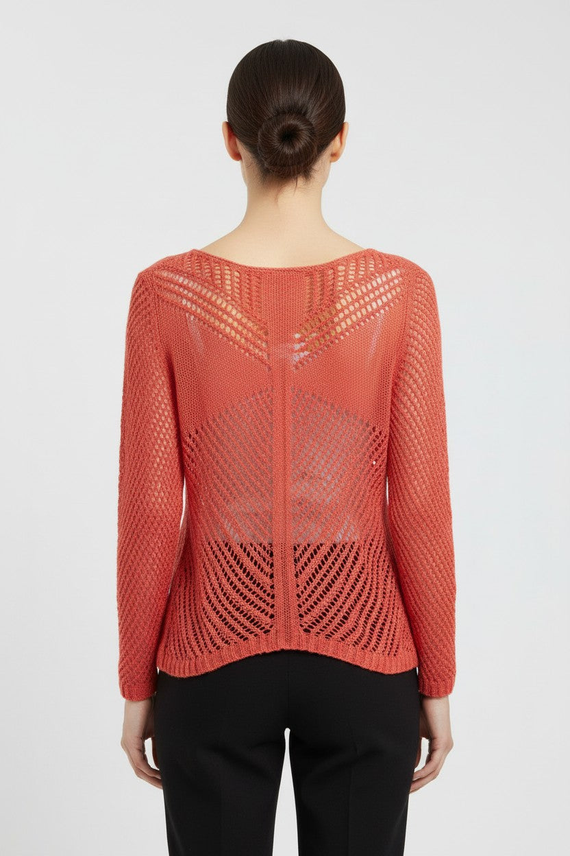 Guess Damen Strickpullover Rot Größe S
