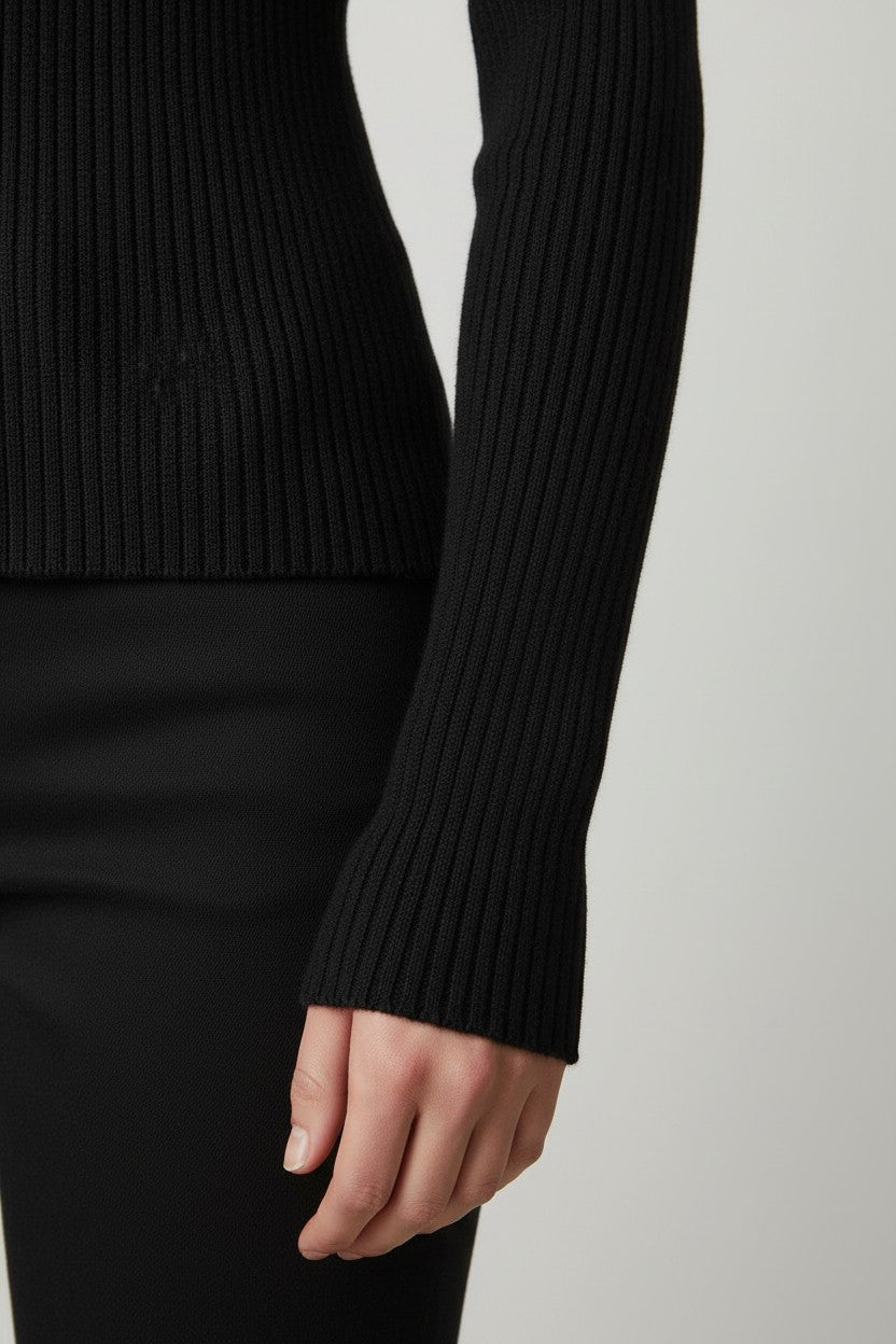 Guess Damen Strickpullover Schwarz Größe M