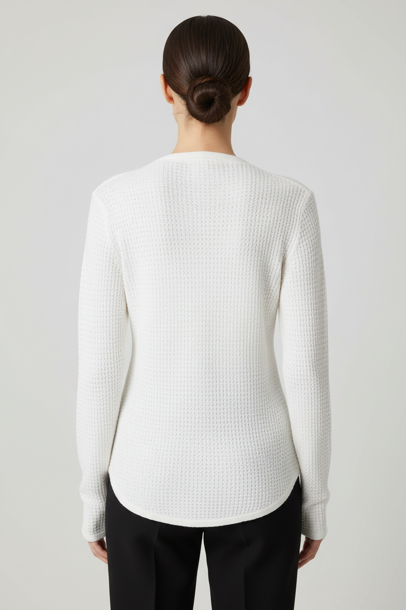 Guess Damen Strickpullover Weiß Größe S