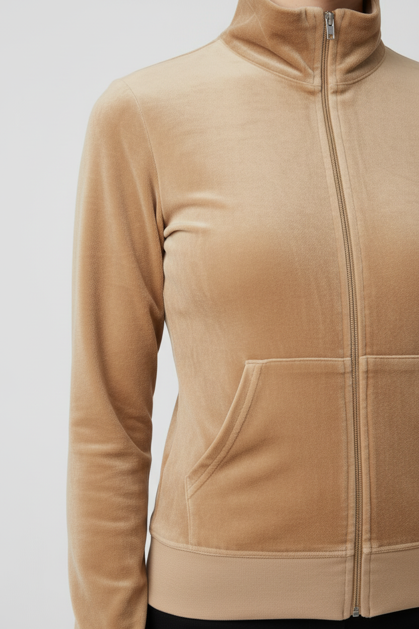 Juicy Couture Damen Kapuzenpullover Beige Größe S