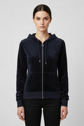 Juicy Couture Damen Kapuzenpullover Blau Größe XS