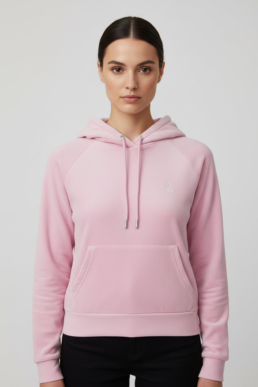 Juicy Couture Damen Kapuzenpullover Lila Größe S