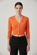 Juicy Couture Damen Strickjacke Orange Größe XS