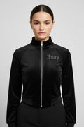 Juicy Couture Damen Sweatshirt Schwarz Größe XS
