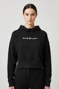 Tommy Hilfiger Damen Kapuzenpullover Schwarz Größe S