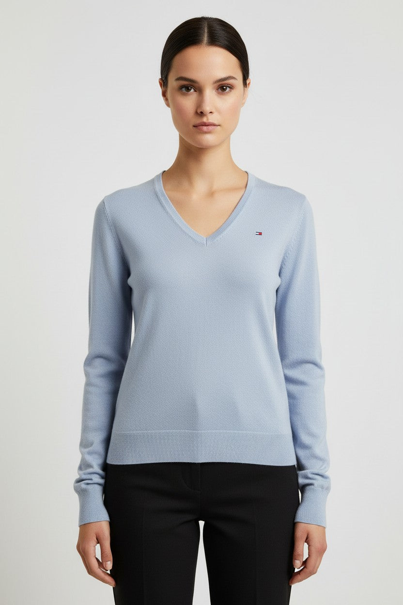 Tommy Hilfiger Damen Pullover Blau Größe XS