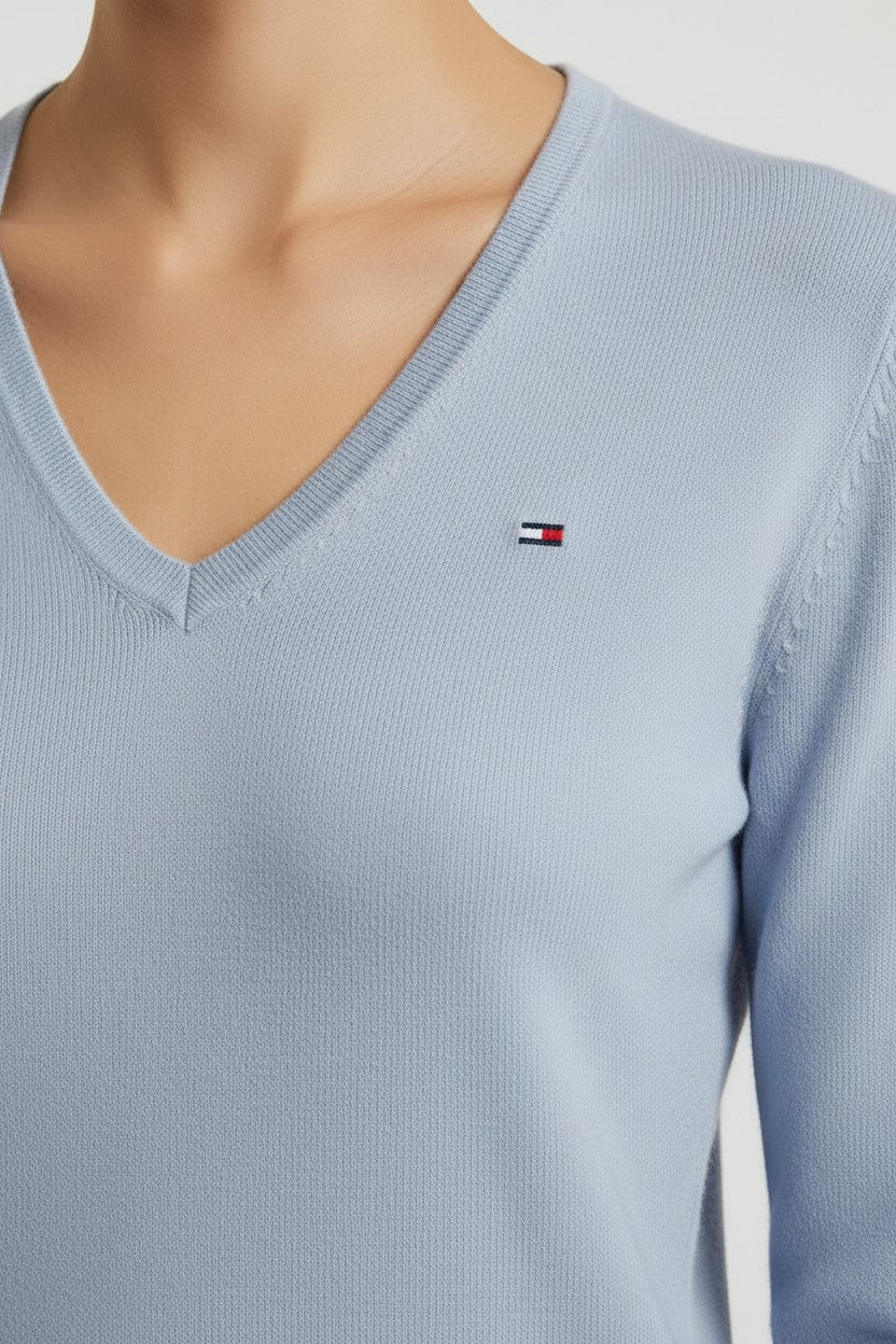Tommy Hilfiger Damen Pullover Blau Größe XS
