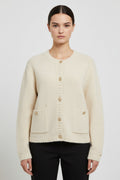 Tommy Hilfiger Damen Strickjacke Beige Größe XL
