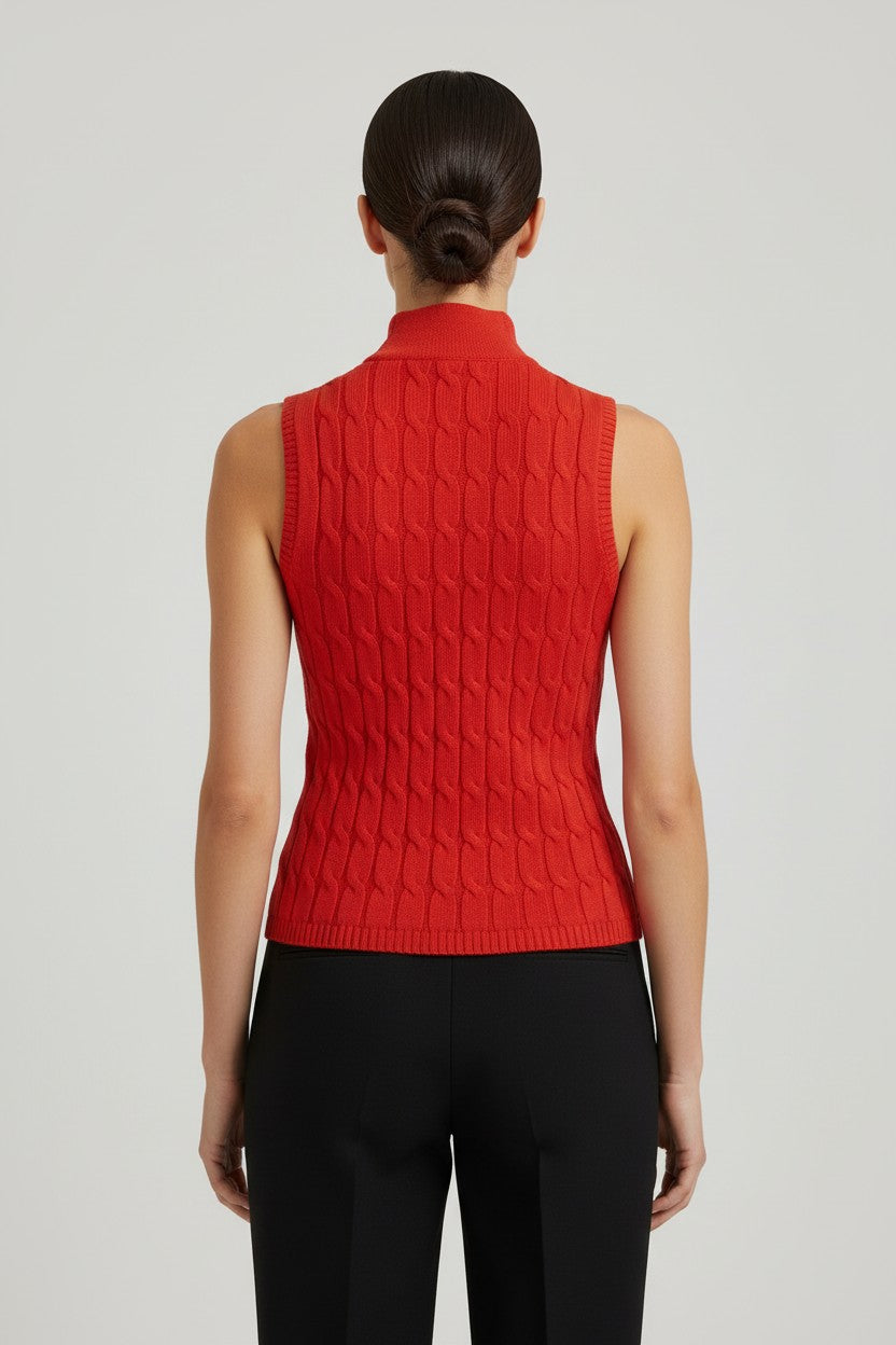 Tommy Hilfiger Damen Weste Rot Größe XS