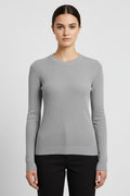 Tommy Hilfiger Damen Strickpullover Grau Silber Größe M