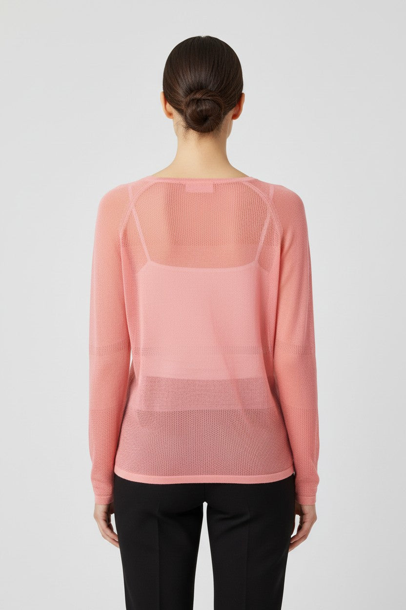 Tommy Hilfiger Damen Strickpullover Pink Größe S