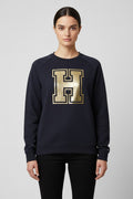 Tommy Hilfiger Damen Sweatshirt Blau Größe M