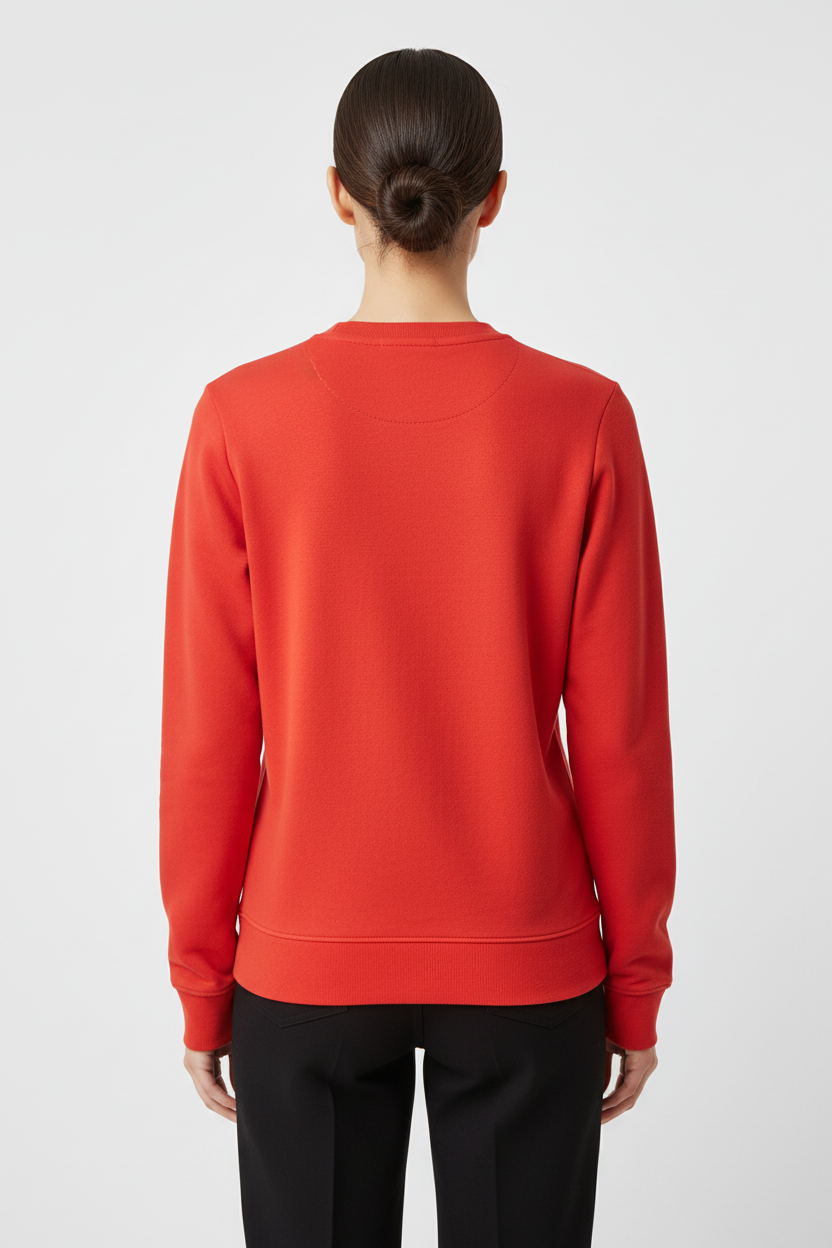 Tommy Hilfiger Jeans Damen Sweatshirt Rot Größe S