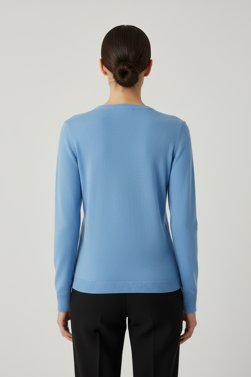 United Colors of Benetton Damen Pullover Blau Größe M
