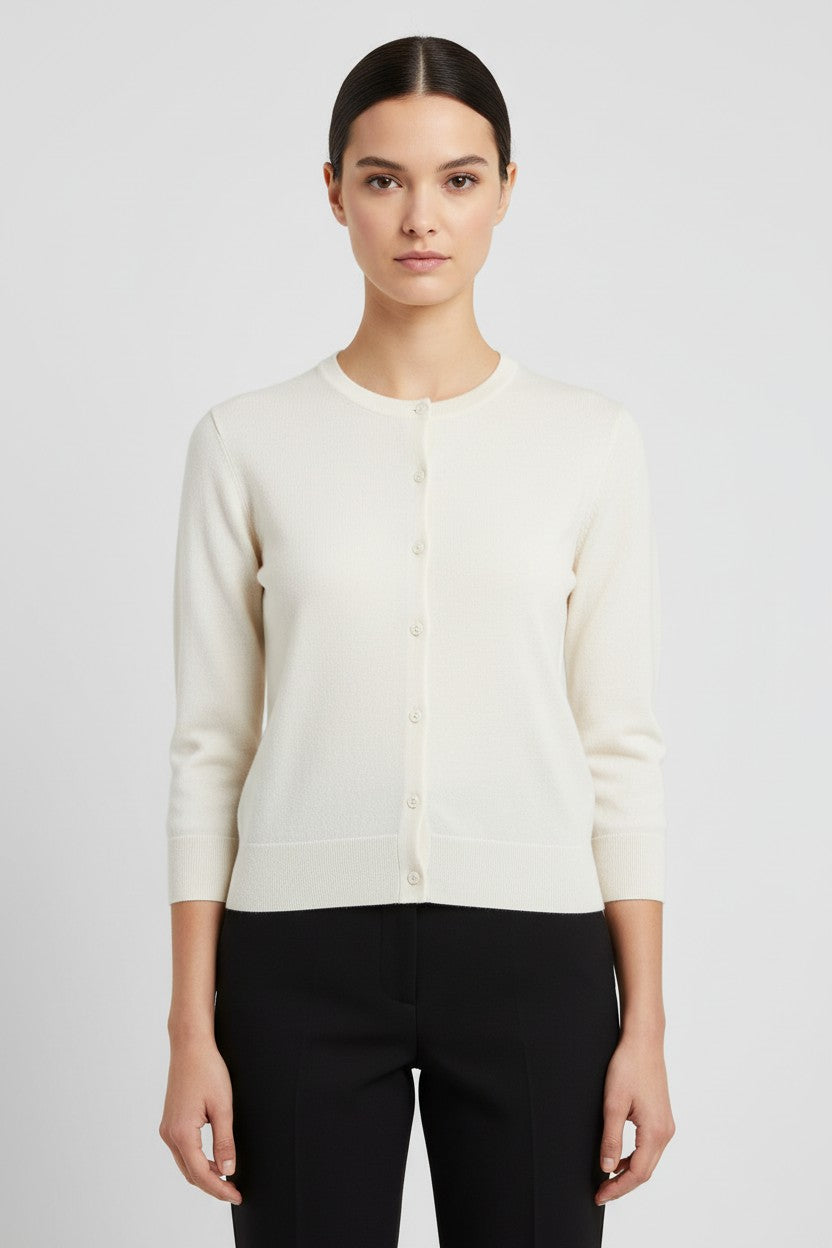 United Colors of Benetton Damen Strickjacke Beige Größe S