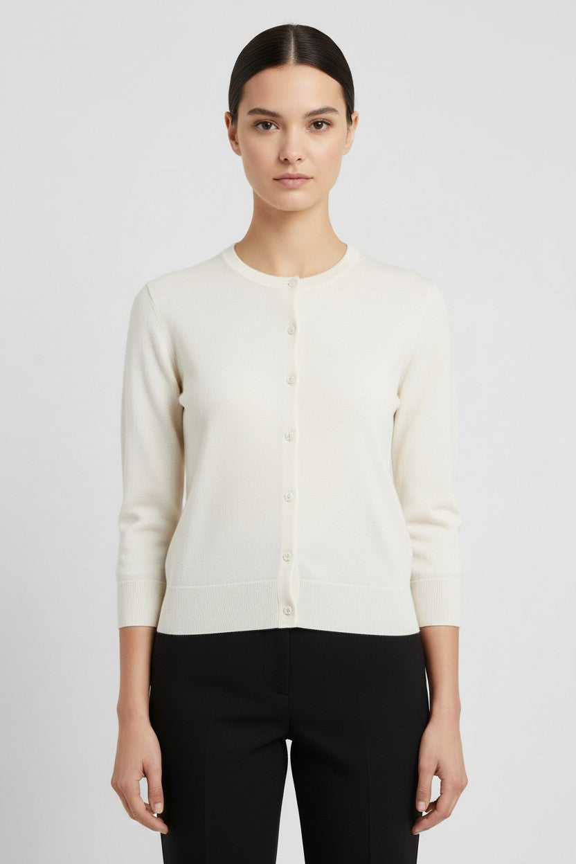 United Colors of Benetton Damen Strickjacke Beige Größe S
