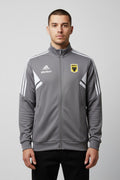 Adidas Herren Trainingsjacke Grau Größe L