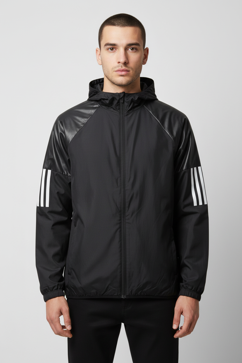 Adidas Unisex Trainingsjacke Schwarz Größe S