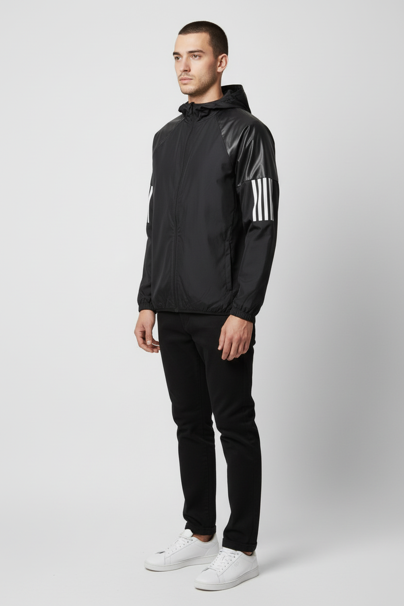 Adidas Unisex Trainingsjacke Schwarz Größe S