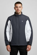 Body Style Herren Trainingsjacke Schwarz Weiß Größe 44