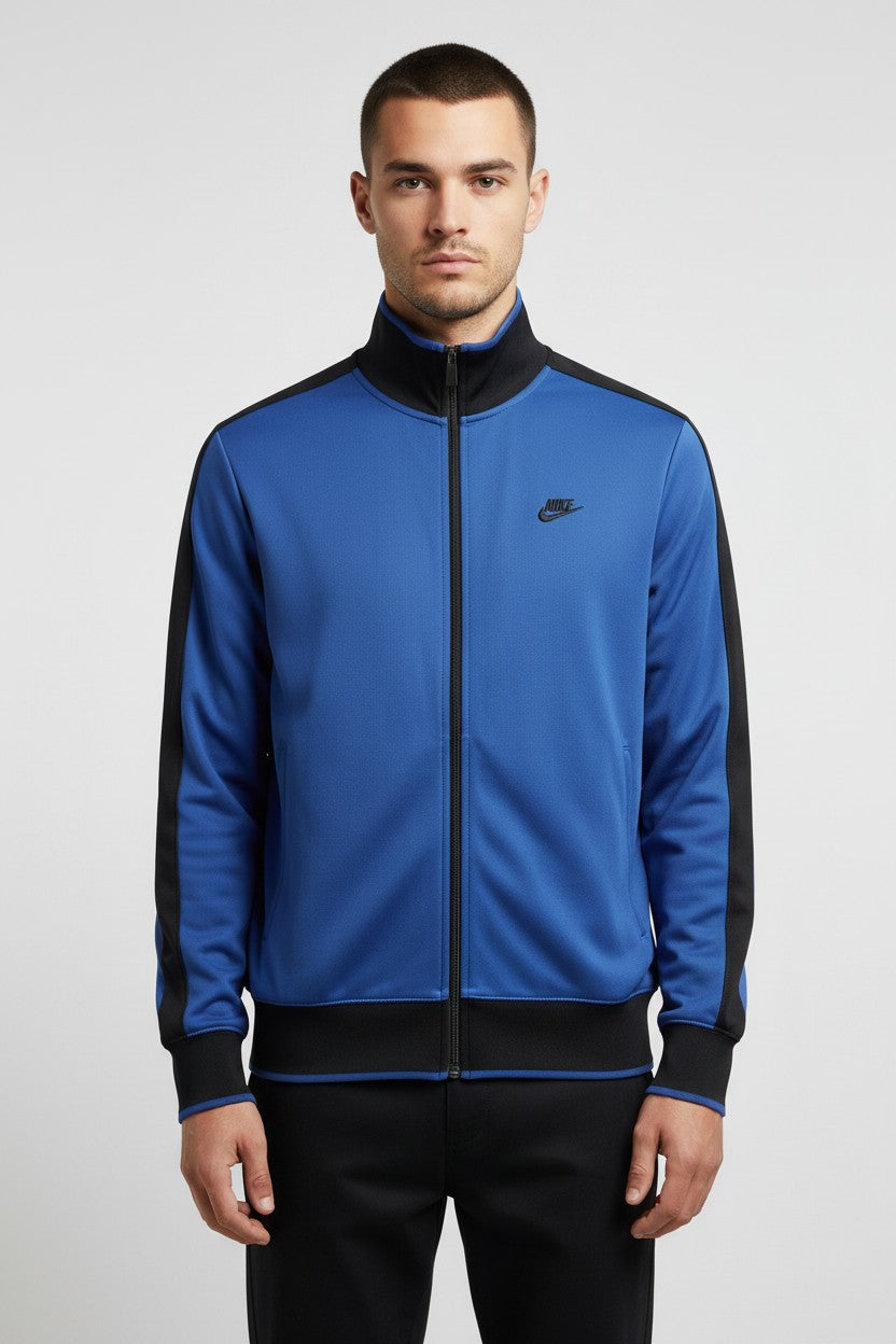 Nike Sportswear Herren Trainingsjacke Blau Schwarz Größe M