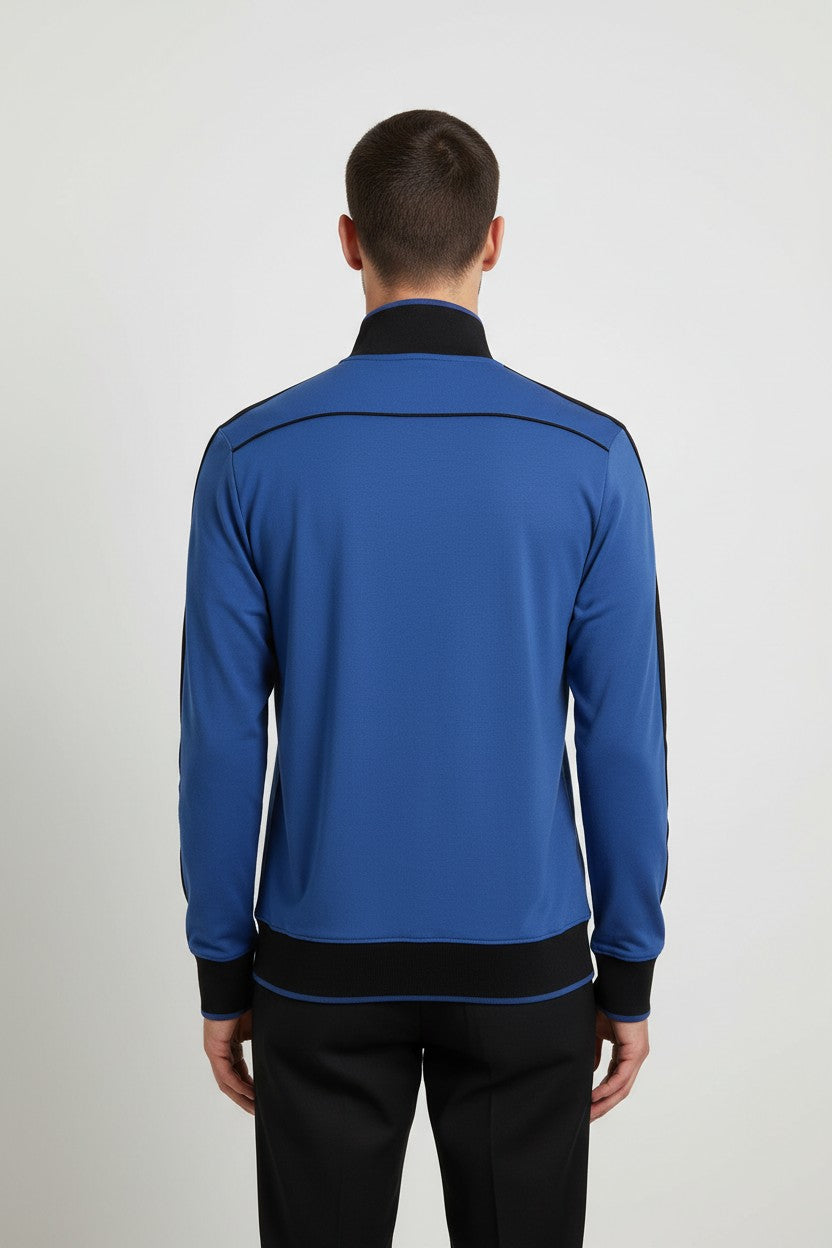 Nike Sportswear Herren Trainingsjacke Blau Schwarz Größe M