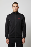 Printer Active Wear Herren Trainingsjacke Schwarz Größe S