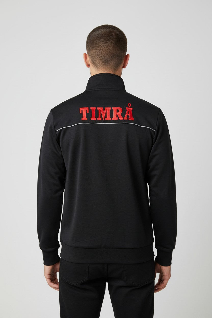 Printer Active Wear Herren Trainingsjacke Schwarz Größe S