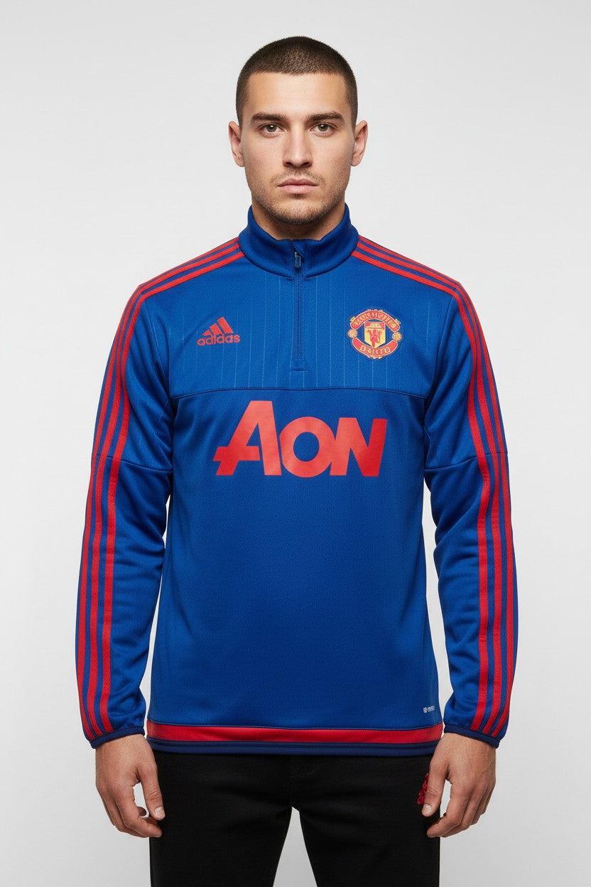 Adidas Herren Trainingsjacke Blau Größe S