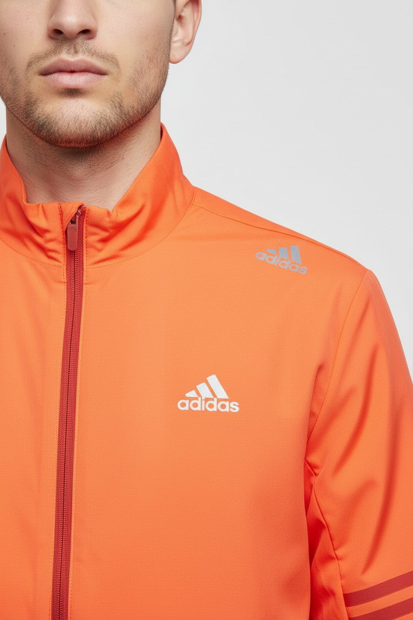 Adidas Herren Trainingsjacke Orange Größe M