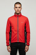 Avento Herren Trainingsjacke Rot Schwarz Größe L