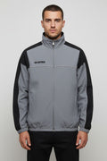 Errea Herren Trainingsjacke Grau Schwarz Größe XXL