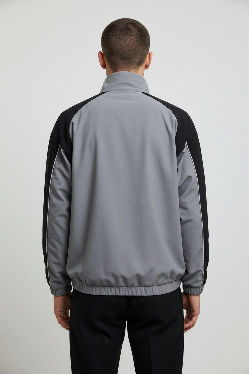 Errea Herren Trainingsjacke Grau Schwarz Größe XXL