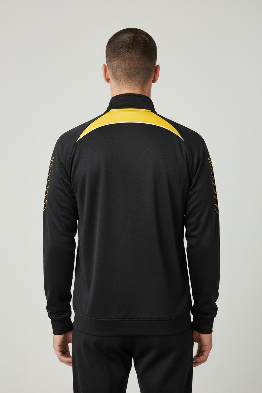 Hummel Herren Trainingsjacke Gelb Schwarz Größe S