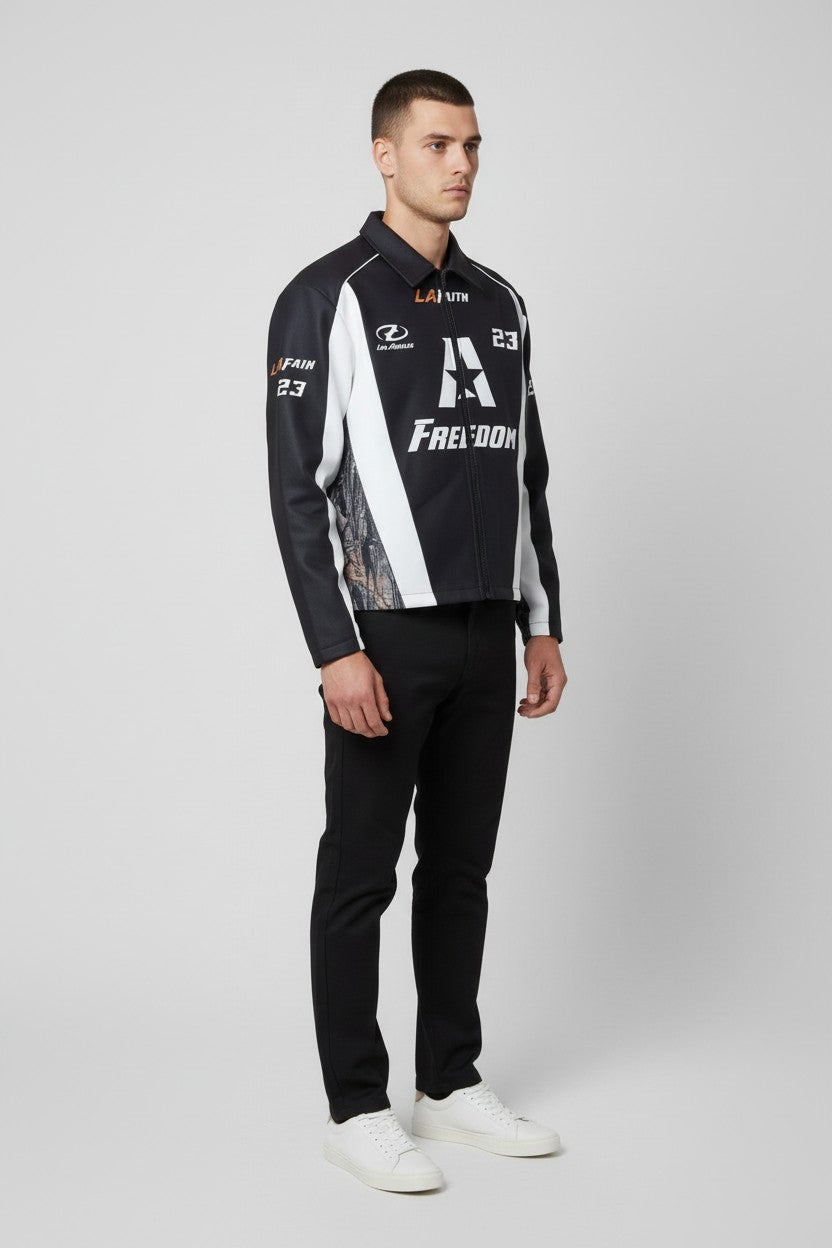 Manfinity Herren Trainingsjacke Schwarz Weiß Mehrfarbig Größe S