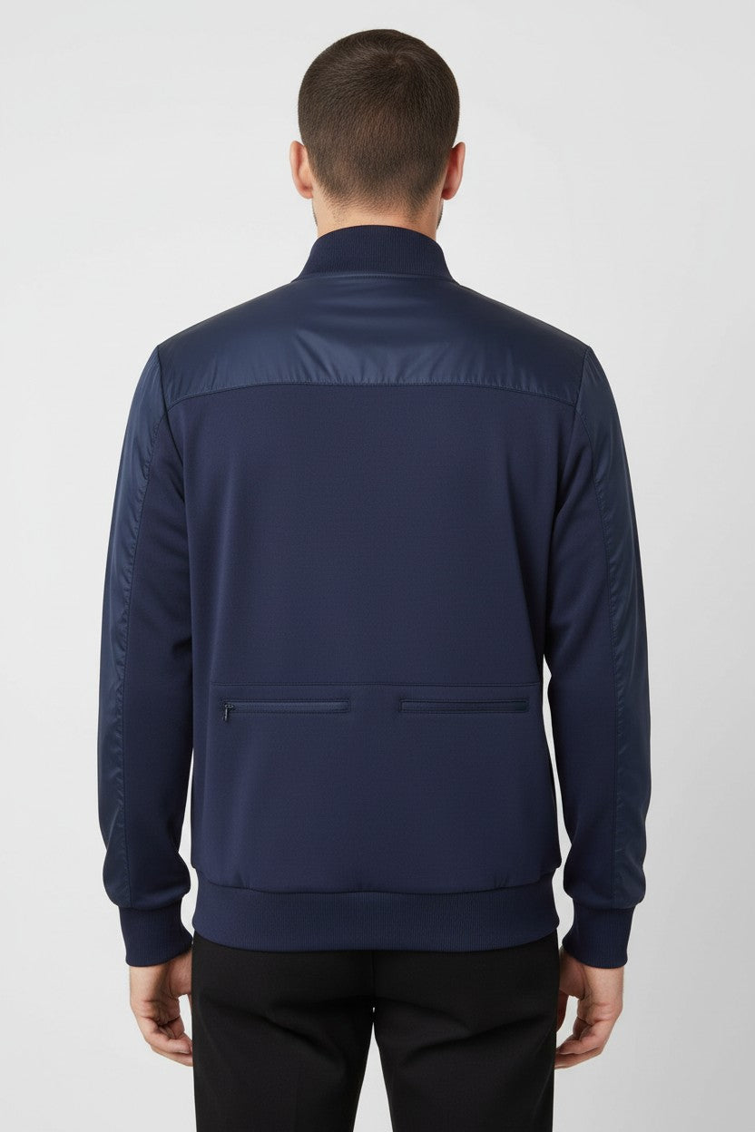 Puma Herren Trainingsjacke Blau Weiß Rot Größe M