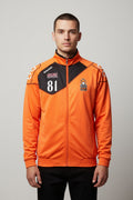 Stanno Herren Trainingsjacke Orange Schwarz Größe L