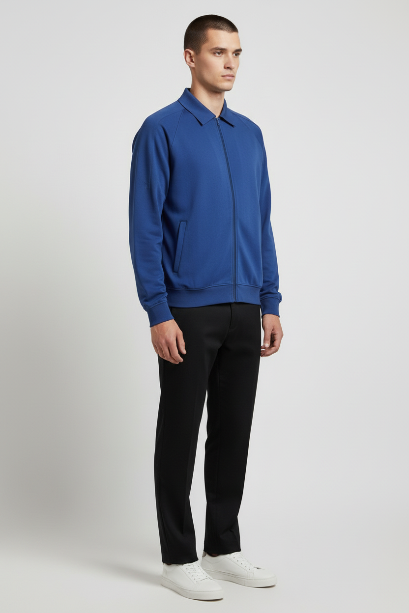 Weekday Herren Trainingsjacke Blau Größe M