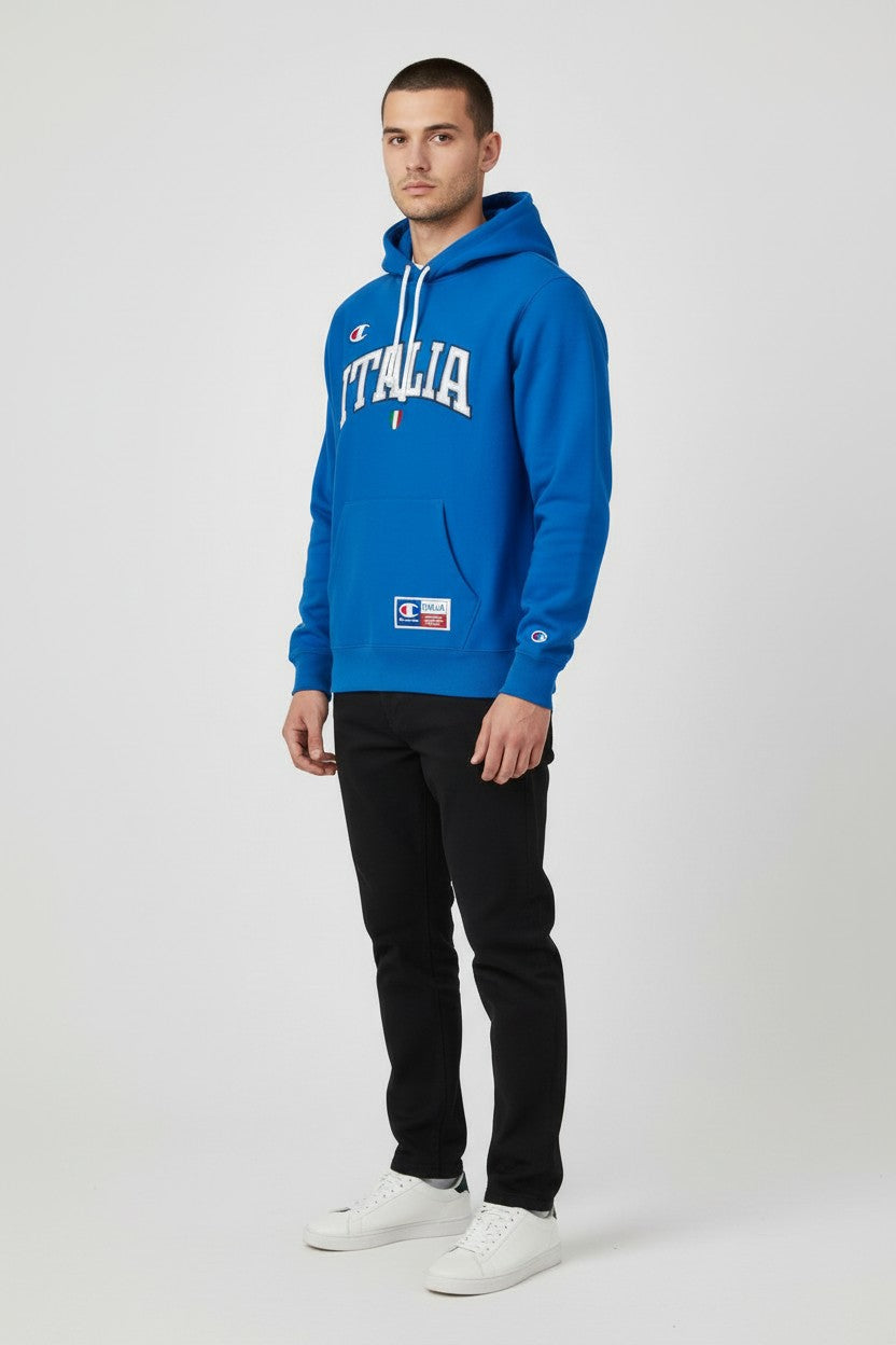 Champion Herren Kapuzenpullover Blau Größe S