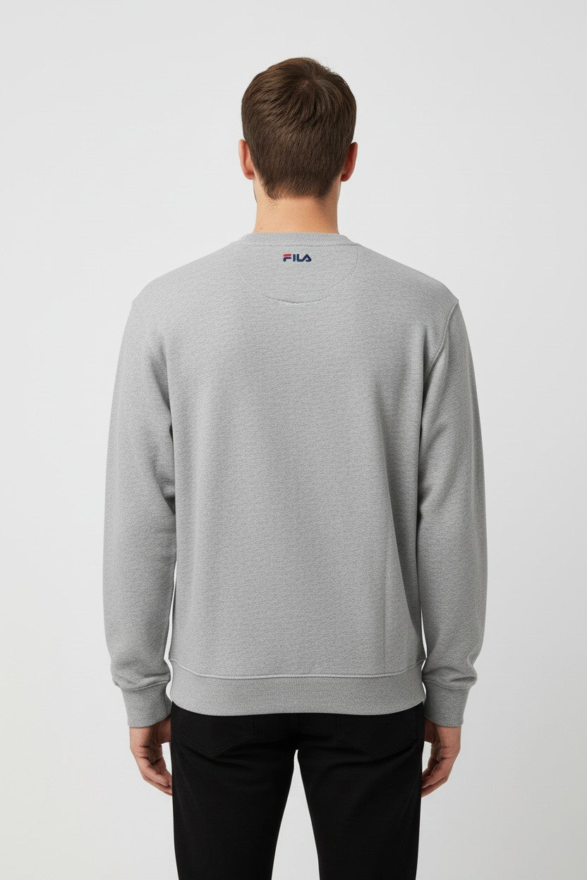 Fila Herren Sweatshirt Grau Mehrfarbig Größe M