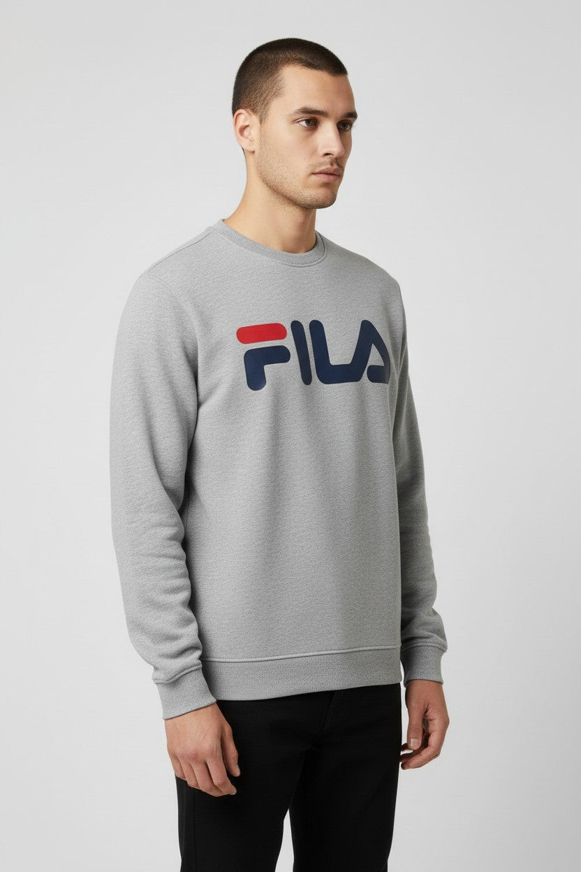 Fila Herren Sweatshirt Grau Mehrfarbig Größe M