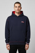 Fila Unisex Kapuzenpullover Blau Rot Größe S